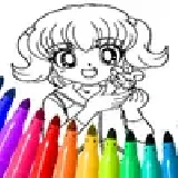 Anime Coloring Pages For Kids