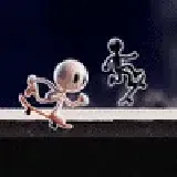 Black and White Stickman