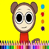 BTS Sprunki Valentine Coloring