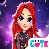 Rainbow Girls Space Core Aesthetic