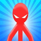 Red Stickman vs Monster School