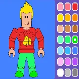 Roblox Coloring Game