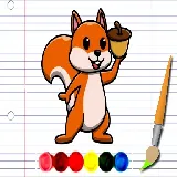 Squirrel Coloring Adventure