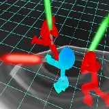Stickman Neon Warriors: Sword Fighting