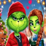 The Grench Couple Holiday Dress up
